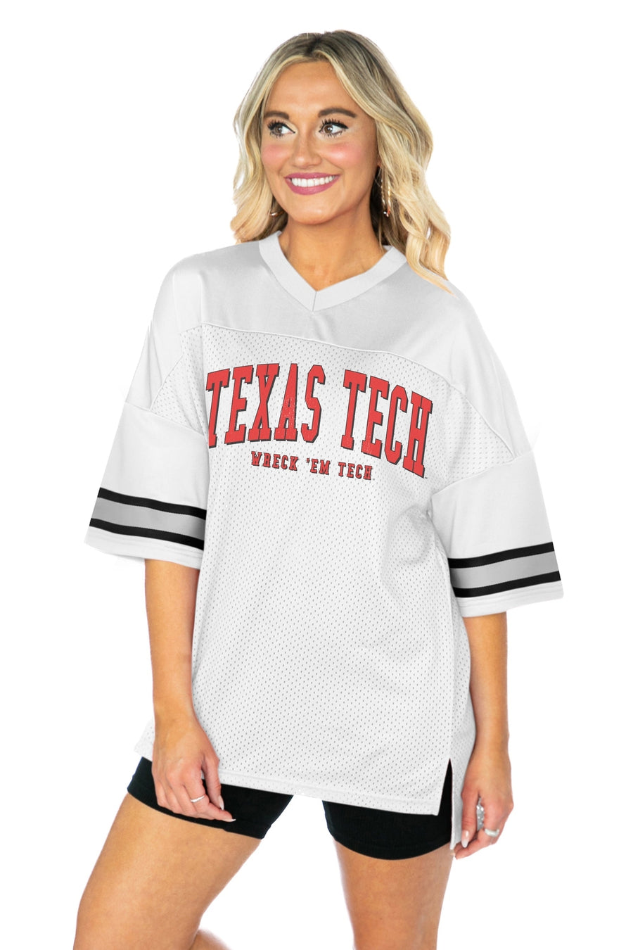 Texas Tech Oversized Jersey- White