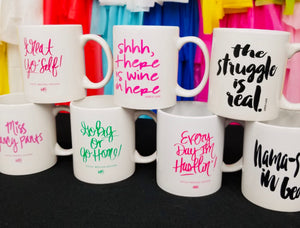"Stay at Home"  Mugs