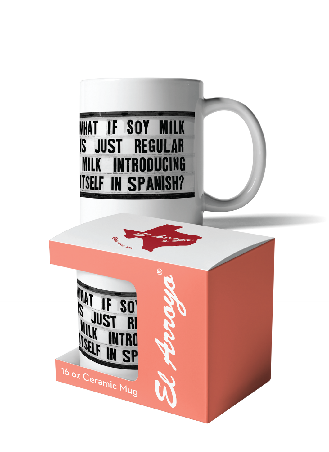 El Arroyo Coffee Mug- Soy Milk