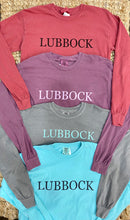 "Lubbock" Long Sleeved Tee
