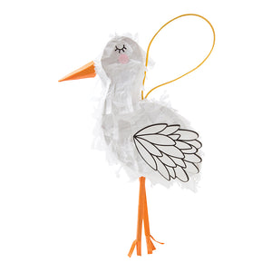 Mini Piñata- White Bird