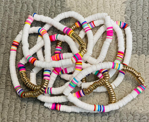 Rainbow Stack Bracelets