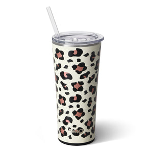 Swig- "Leopard" Straw Cup 22 oz.