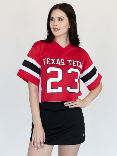 Texas Tech cropped football jersey