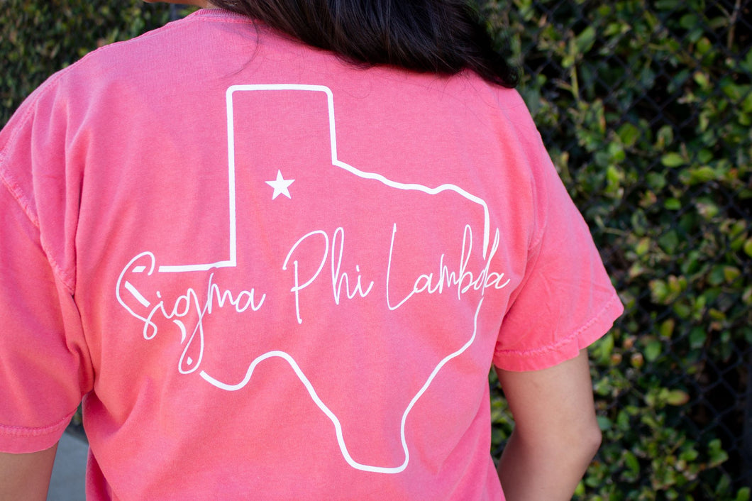 Sigma Phi Lambda LBK, TX shirt