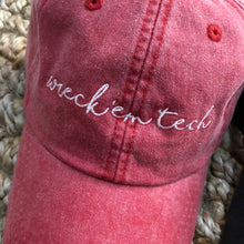 "wreck 'em tech" hat